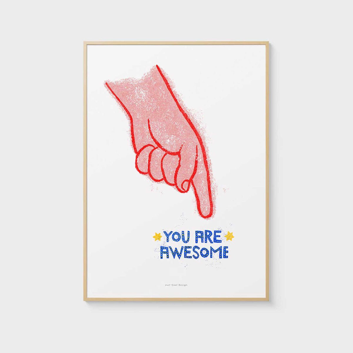 YOU ARE AWESOME | Grafik POSTER | A3 Format | Just Another Cool Design