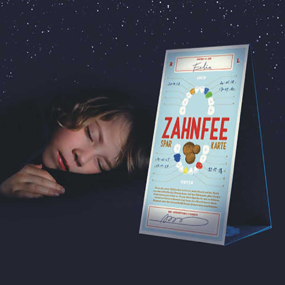 ZAHNFEE | SPARKARTE f. Kinder | 22x11cm | Stratier - Charles & Marie
