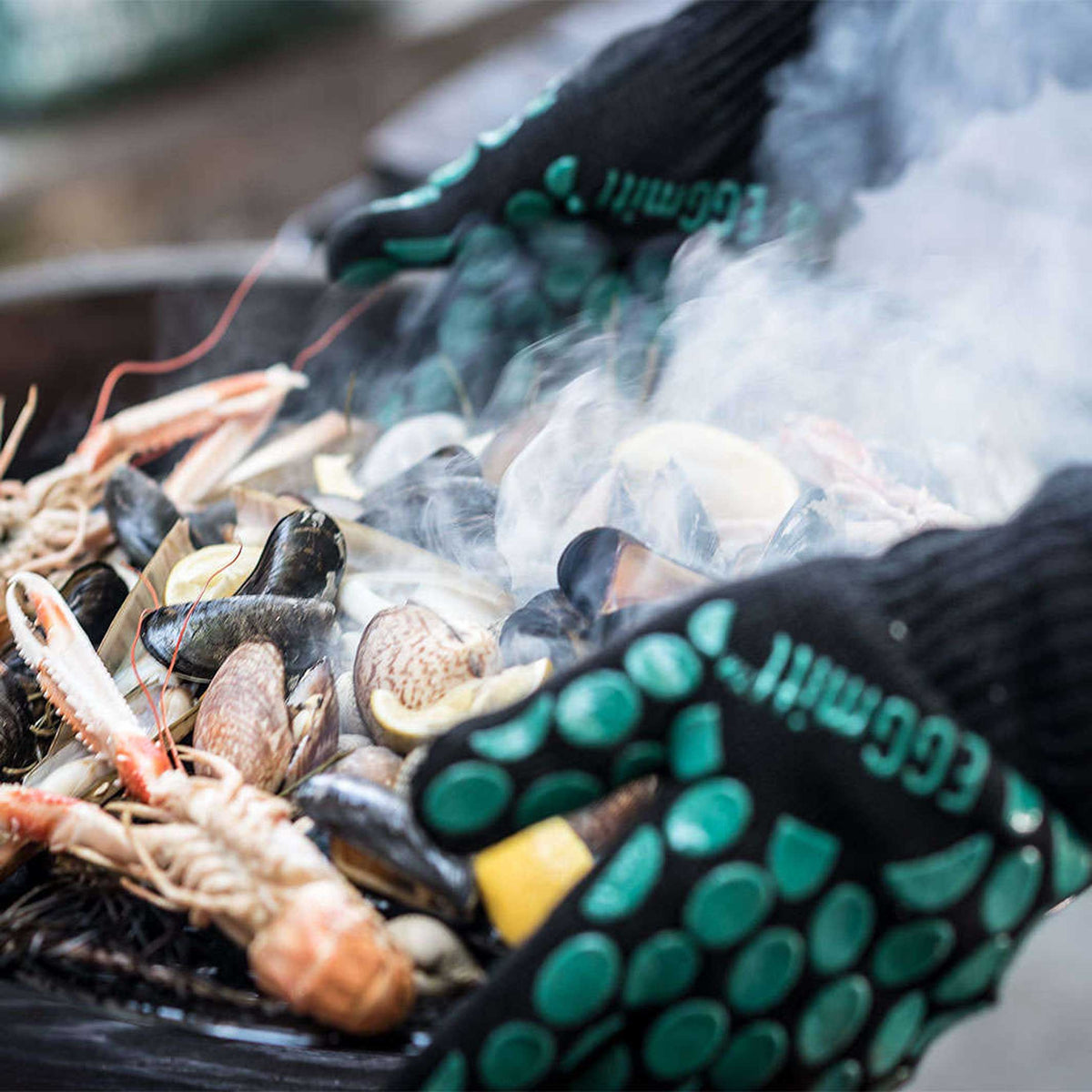 EGGMITT | Heat resistant BBQ GLOVE | Big Green Egg