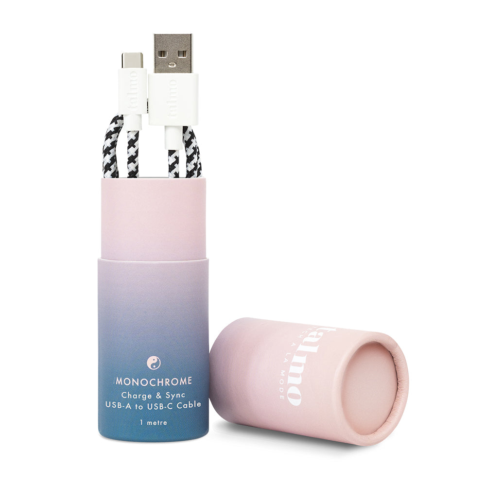 Smartphone USB Textil-VERBINDUNGS- & LADEKABEL | talmo - Charles & Marie