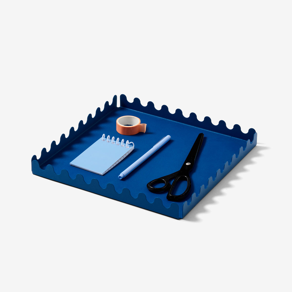 SCAPE TRAY | blaues SERVIERTABLETTS | 25x25 cm | Steven Bukowski | Areaware