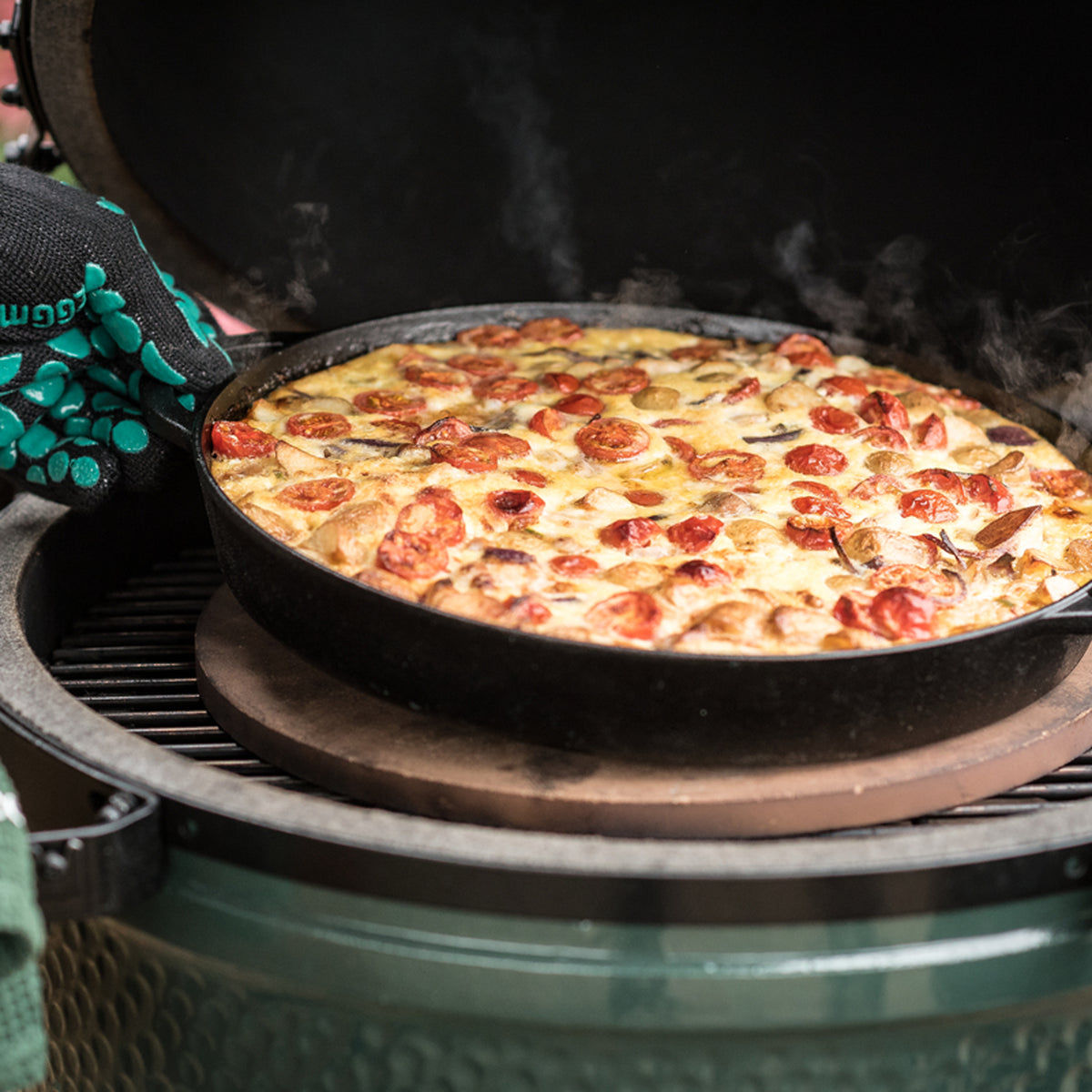 Keramikgrill "Starter Set" Large – Keramik · Ø 46 cm | Big Green Egg