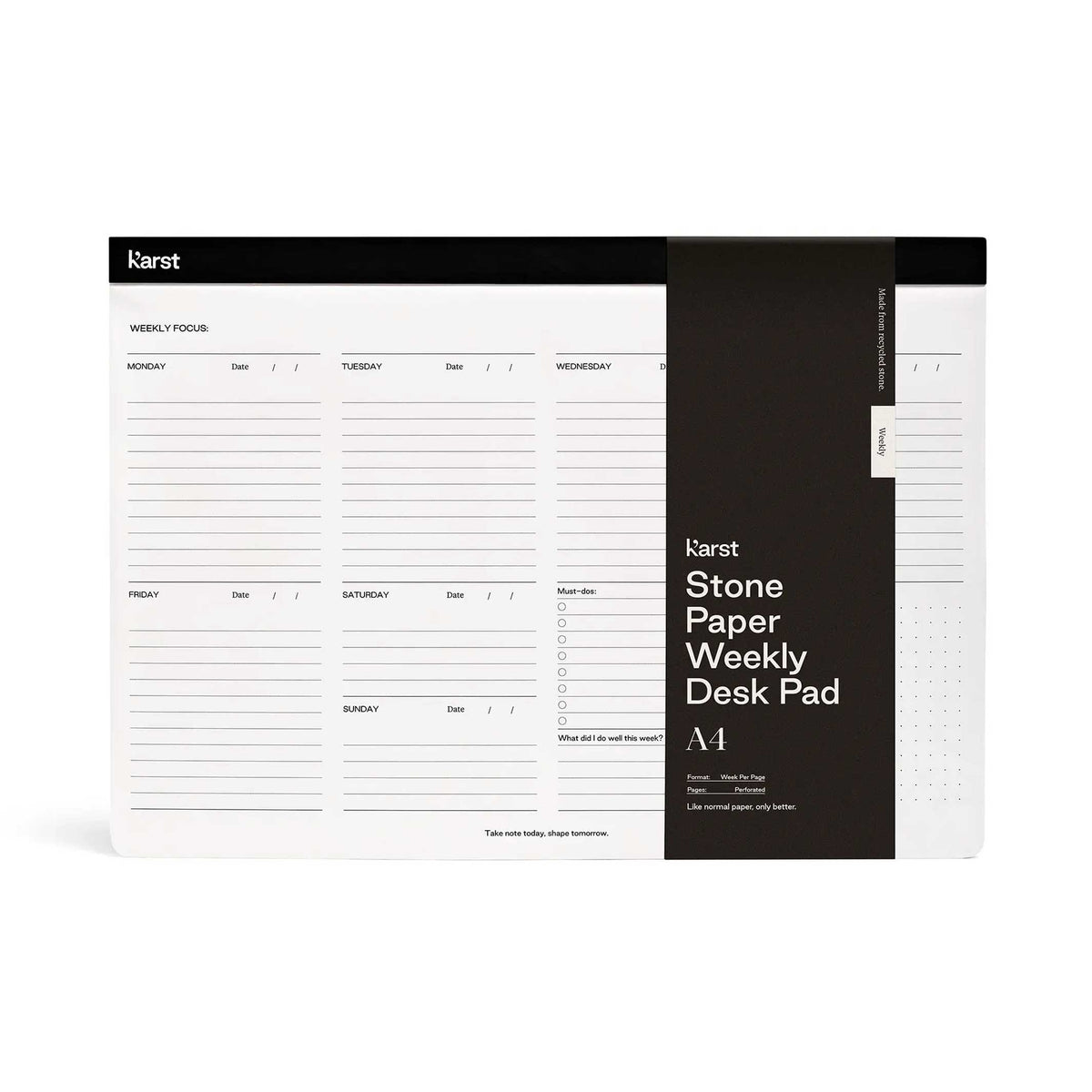 WEEKLY DESK PAD | WOCHENPLANER | A4 | KarstGoods