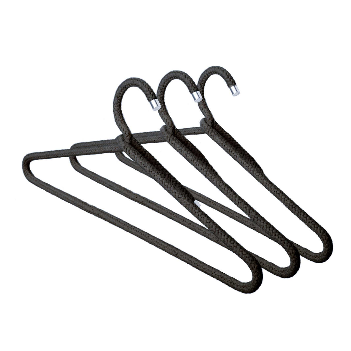 Kleiderbügel "Rope Hanger" – Baumwolle · Schwarz | Peppermint Products