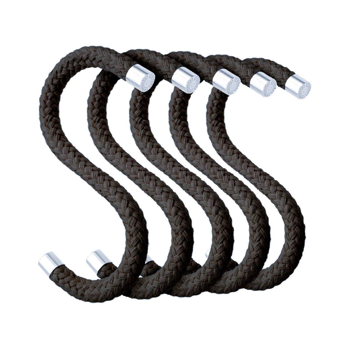 S-Haken "Rope Hook" – Baumwolle · Schwarz | Peppermint Products