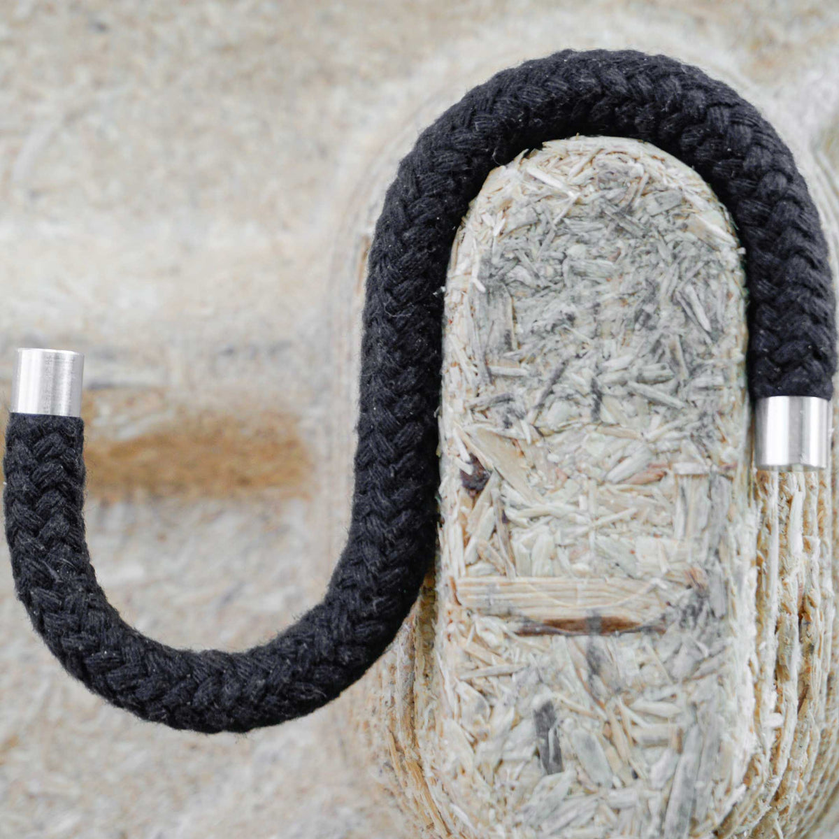 S-Hook "Rope Hook" – Cotton · Black | Peppermint Products