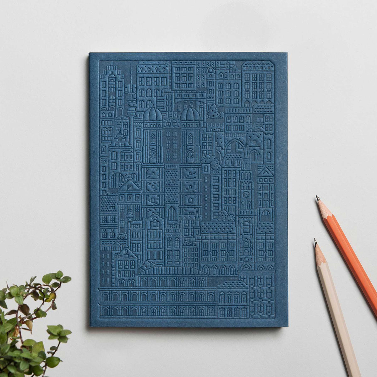 MÜNCHEN NOTEBOOK - blaues Notizbuch - 18x13 cm & 128 Seiten | the city works