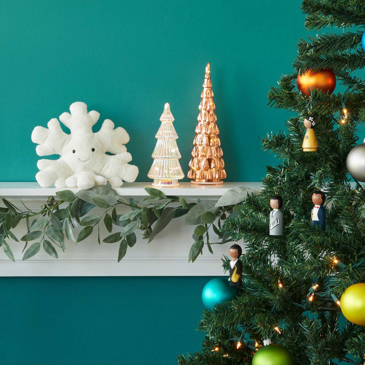 CLEAR - Glas-Tannenbaum mit LED Beleuchtung - 37 cm hoch | MoMA