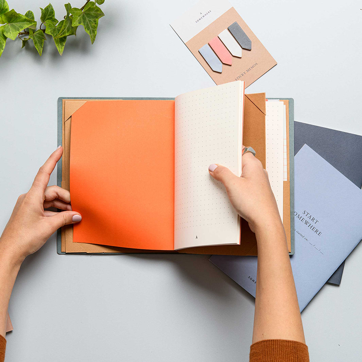 JOURNAL INSERT GEPUNKTET - A5 Nachfüll NOTIZBUCH - Modular Your Way Kollektion | Somewhere