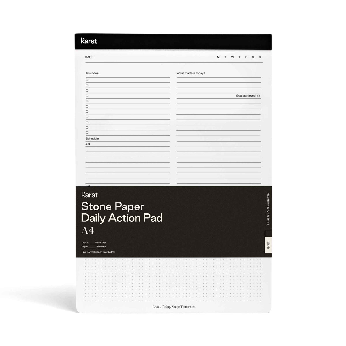 DAILY ACTION PAD - TAGES-AUFGABENPLANER | KarstGoods