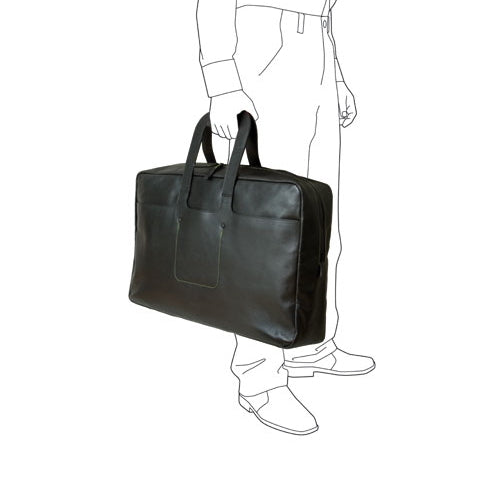 TRAVELING BAG - Schwarze Leder-Reisetasche | Alfredo Haeberli | Colin's