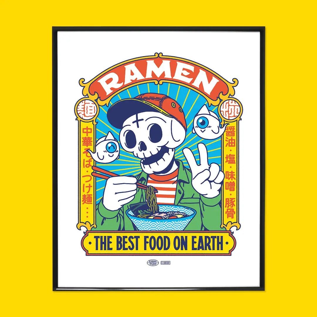 BEST FOOD - Ramen Poster - 40x50 cm | Yeaaah! Studio