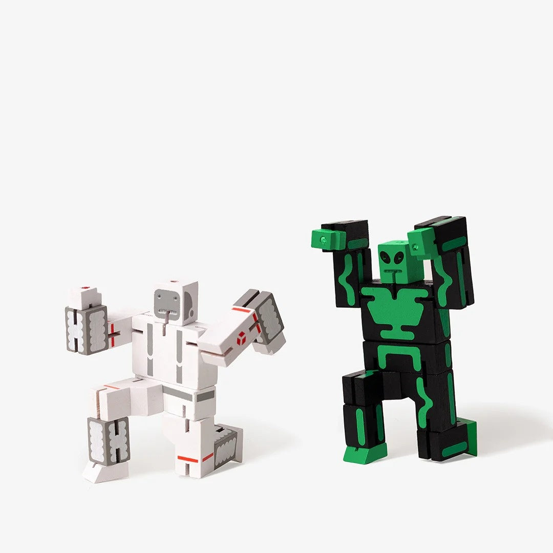 CUBEBOT® - BEST FRIENDS IN SPACE Set -3D Puzzle Roboter | David Weeks | Areaware