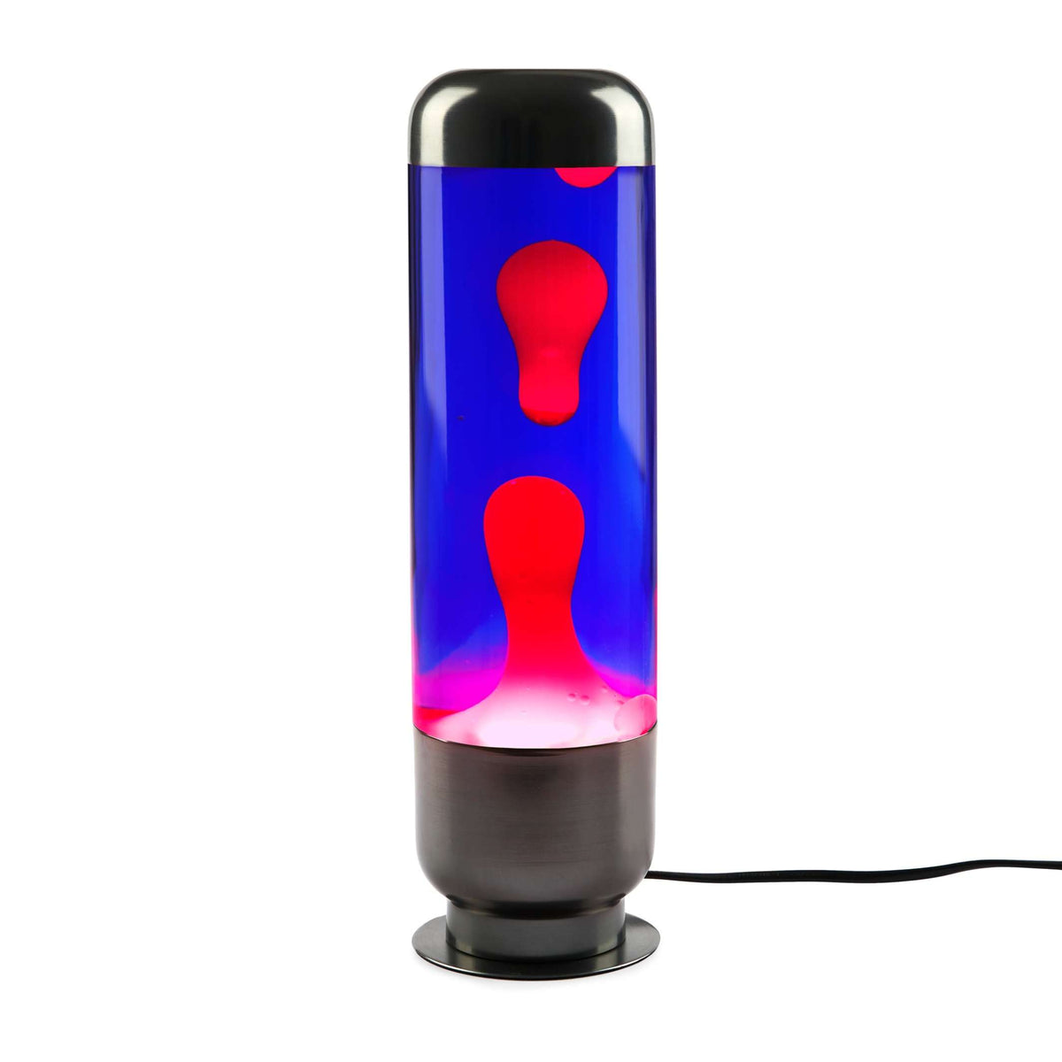 Lavalampe Capsule – Rot-Lila · Aluminium · 35 cm | Balvi