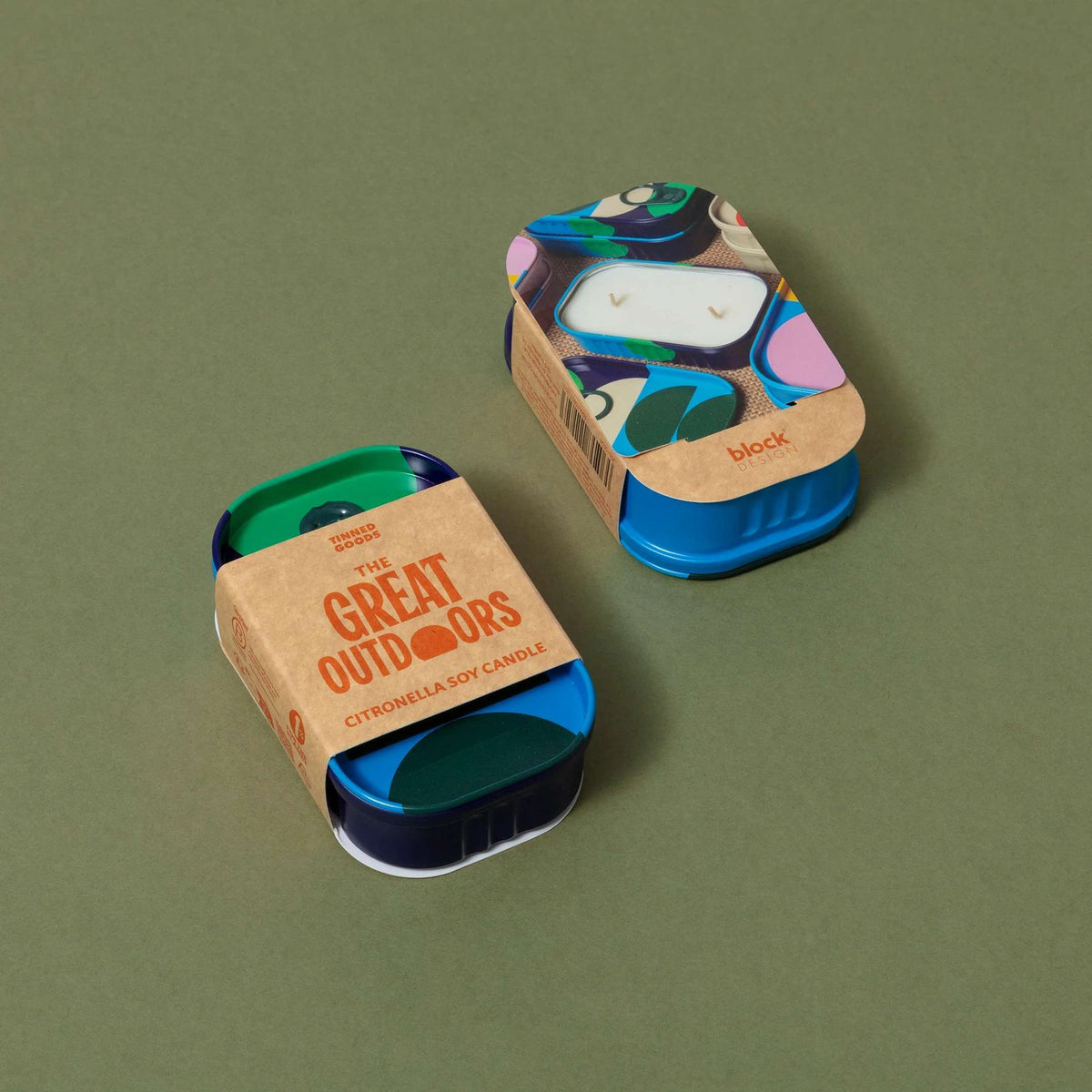Duftkerze "Great Outdoors" – Sojawachs · in Dose | Block Design