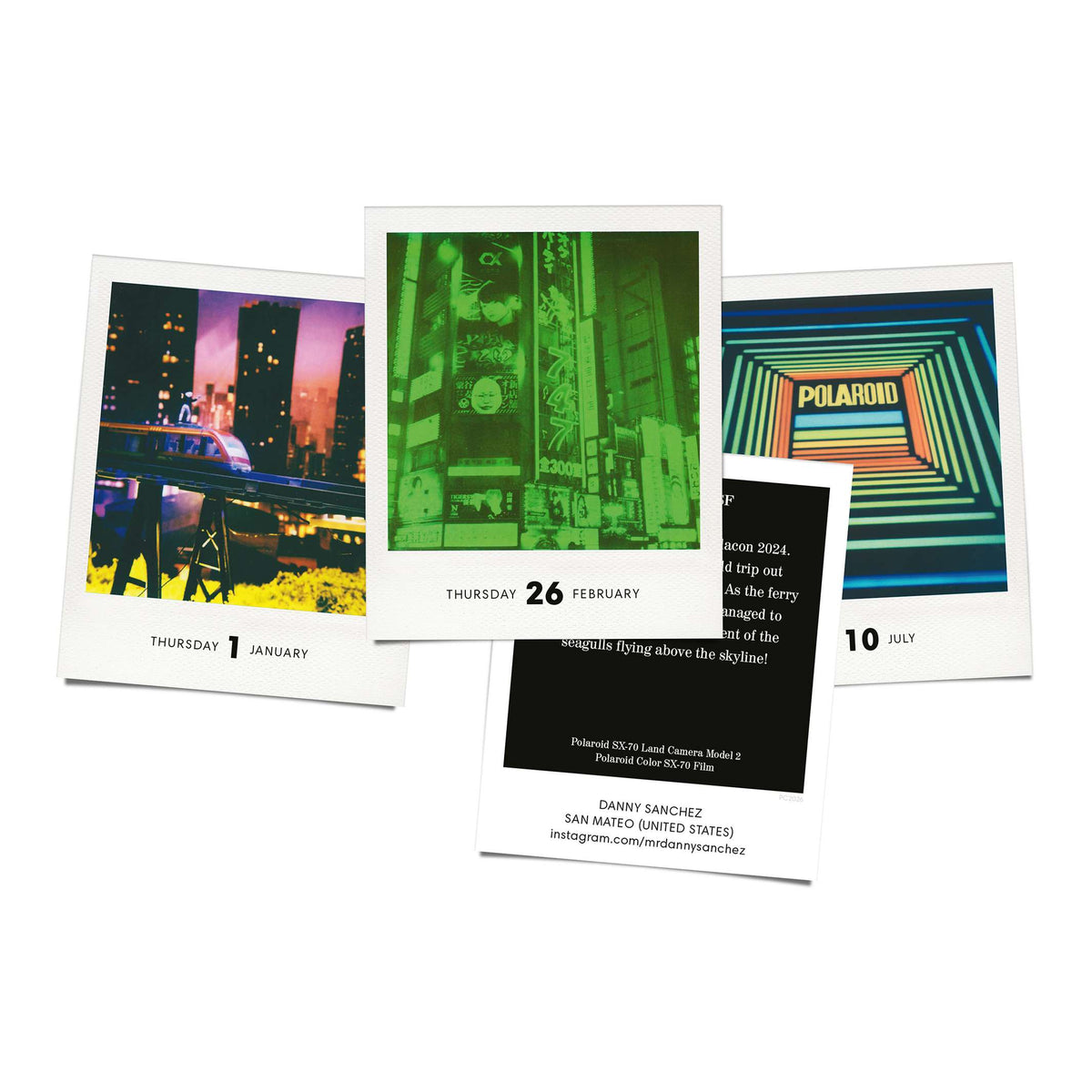 Polaroid-Kalender Photodarium 2026 – 365 Sofortbilder | seltmann+söhne