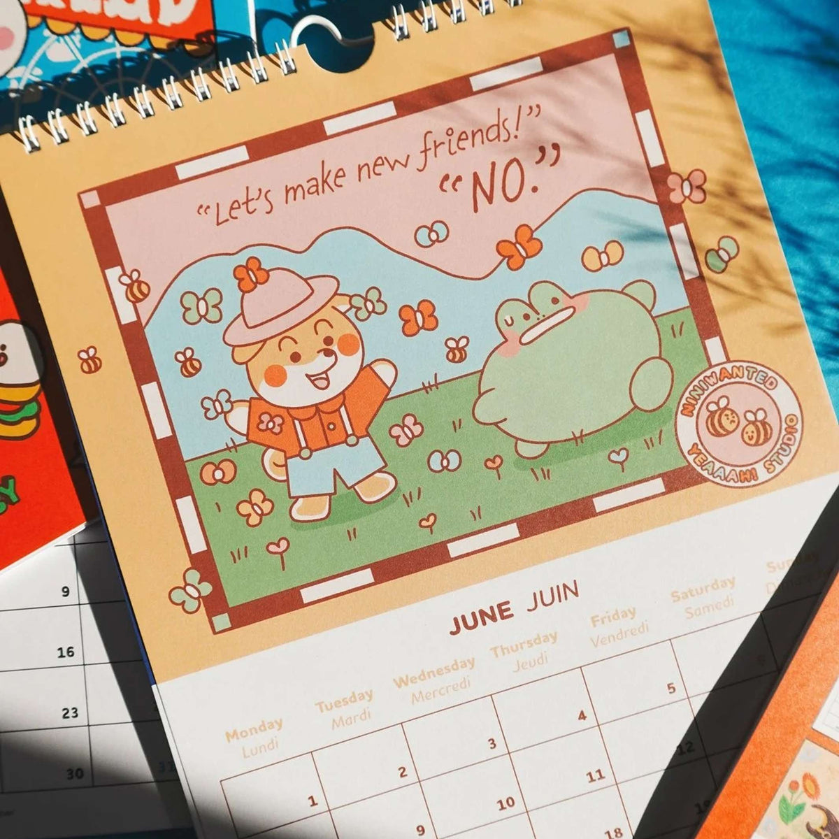 CALENDAR 2026 - Wandkalender Yeaaah! Studio x Niniwanted | Yeaaah! Studio
