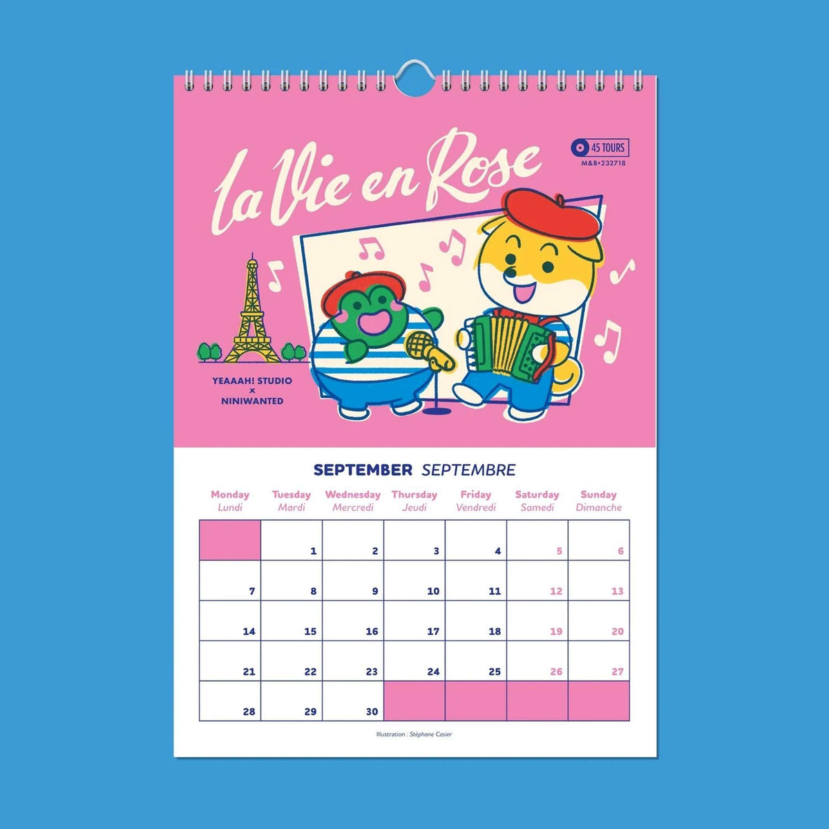 CALENDAR 2026 - Wandkalender Yeaaah! Studio x Niniwanted | Yeaaah! Studio