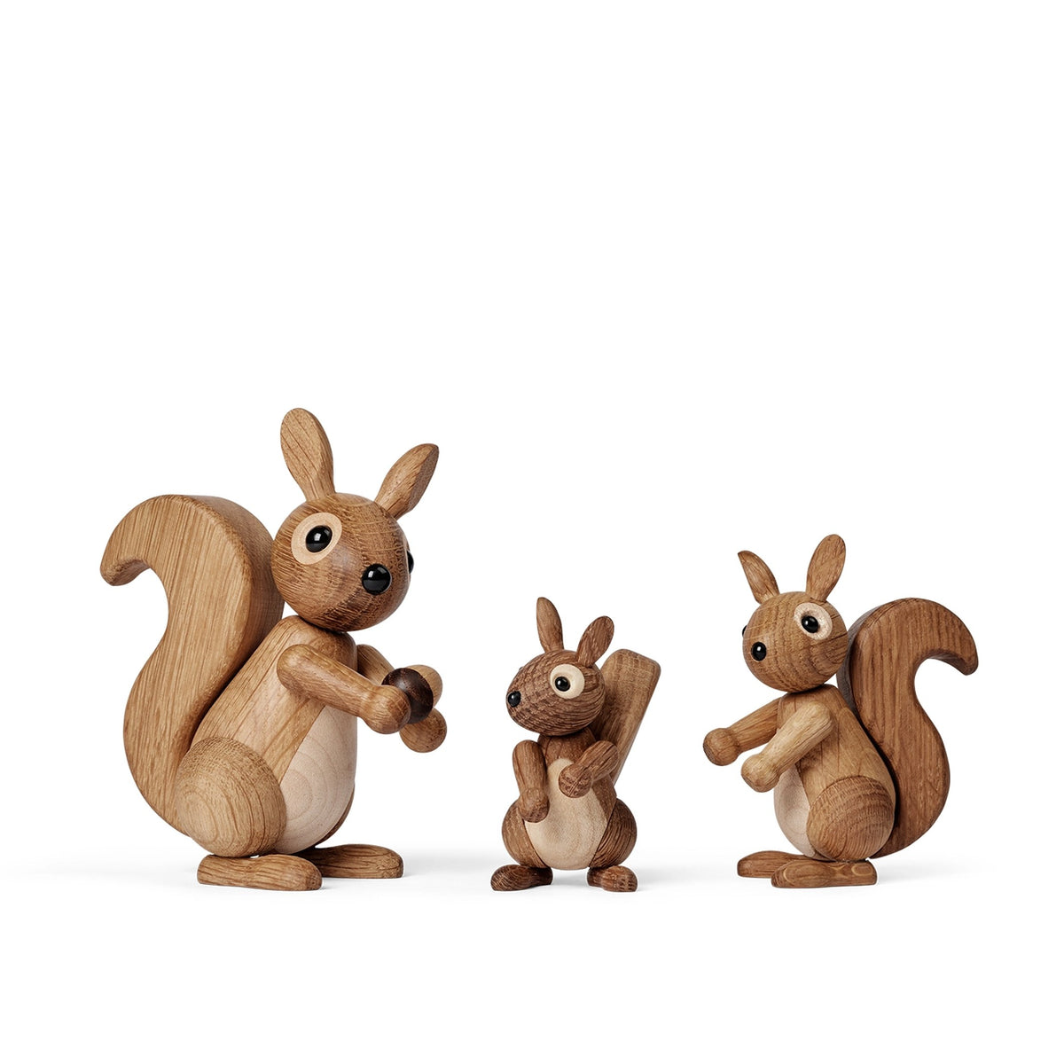 Wooden Baby Squirrel Chippy Mini – Oak · 7 cm | Spring Copenhagen