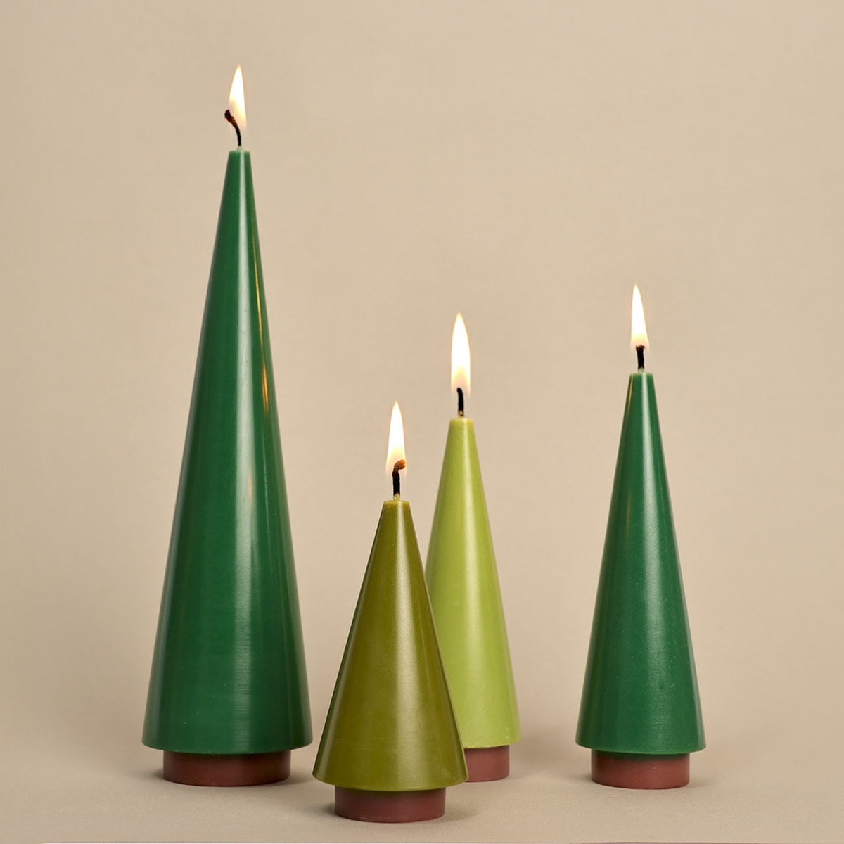 Baumkerze XL – Smaragd · 22 cm | not the girl who misses much