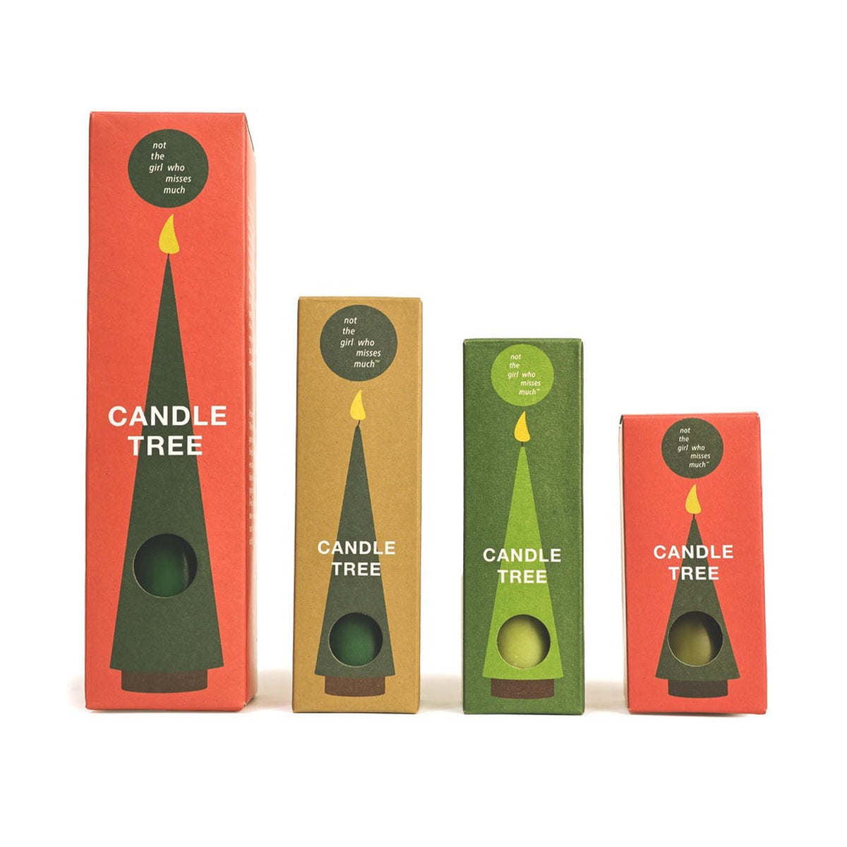 Tree Candle XL – Emerald · 22 cm | not the girl who misses much