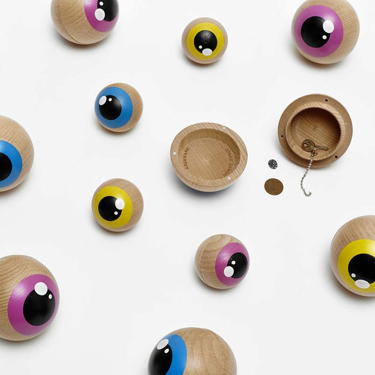 EYE HIDE - Eye Storage Box - Container for pills, jewelry, small gifts | Jonas Damon | Areaware