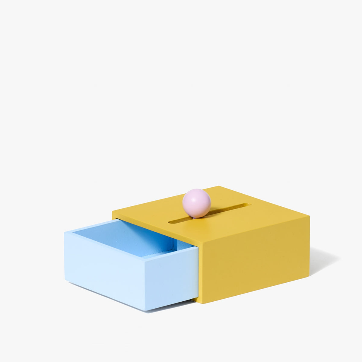 CACHE BOX - Kleine, gelbe Schmuckschatulle | Kanyon Yeh | Areaware