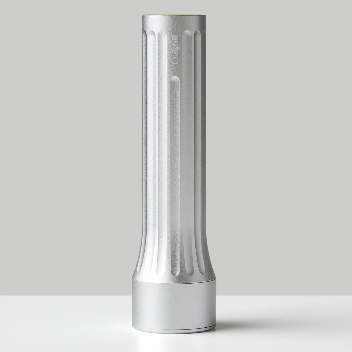Taschenlampe Temple – Silber · Aluminium · 14,2 cm | Craighill