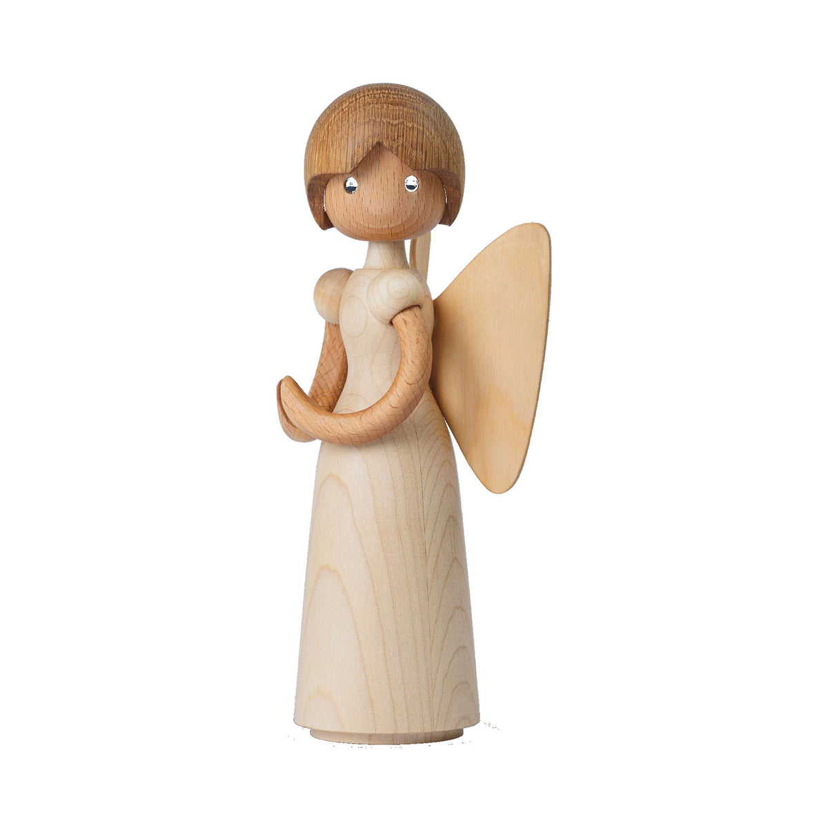 Wooden Angel Lucia Large – Oak · 20 cm | Spring Copenhagen