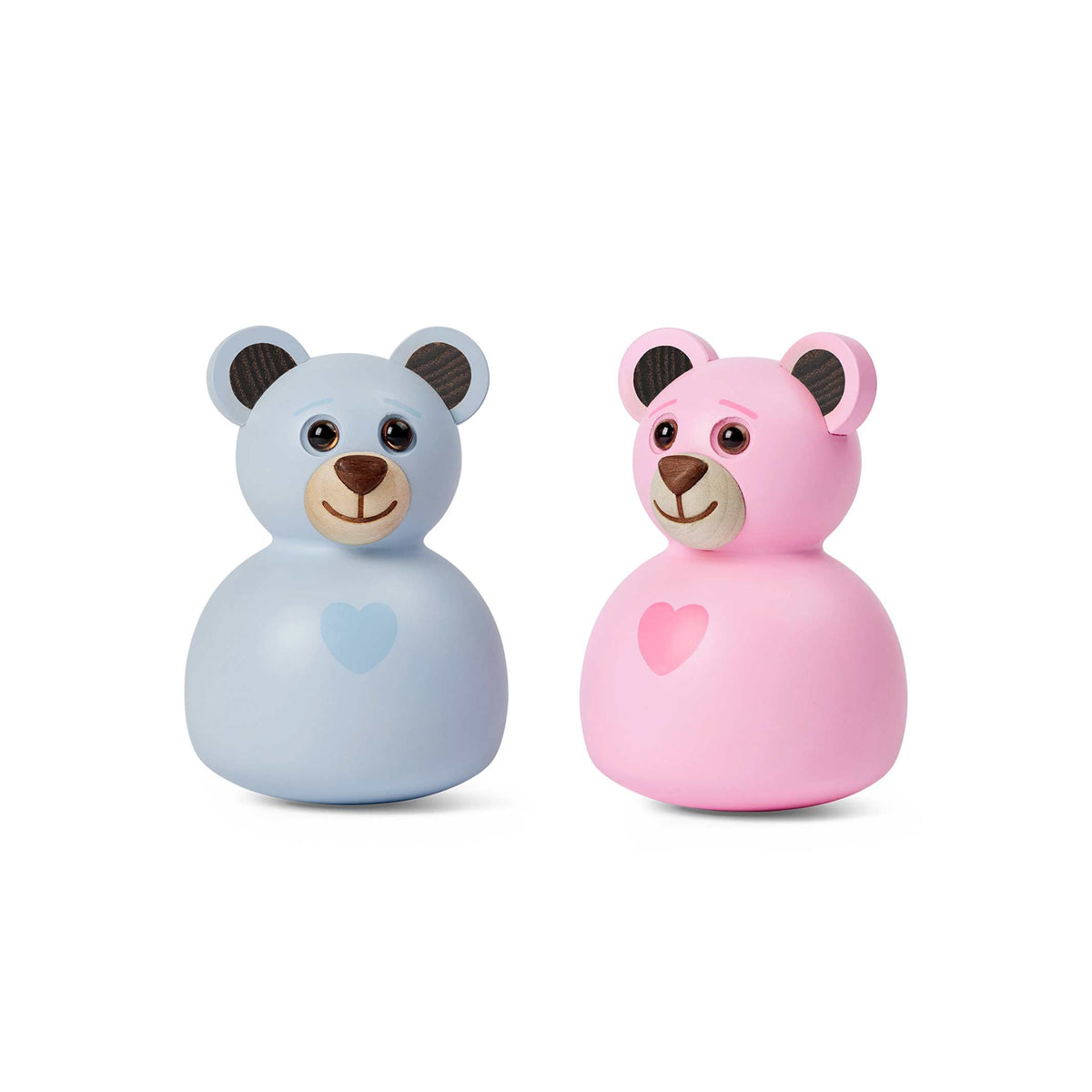 Holz-Teddybär Blue – Buche · 9 cm | Spring Copenhagen