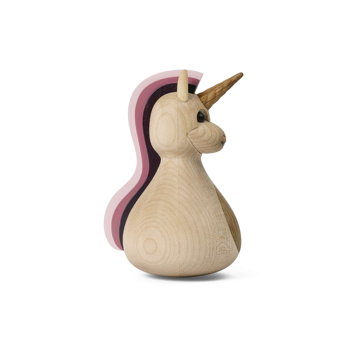 Wooden Unicorn Sparkle – Oak · 10 cm | Spring Copenhagen