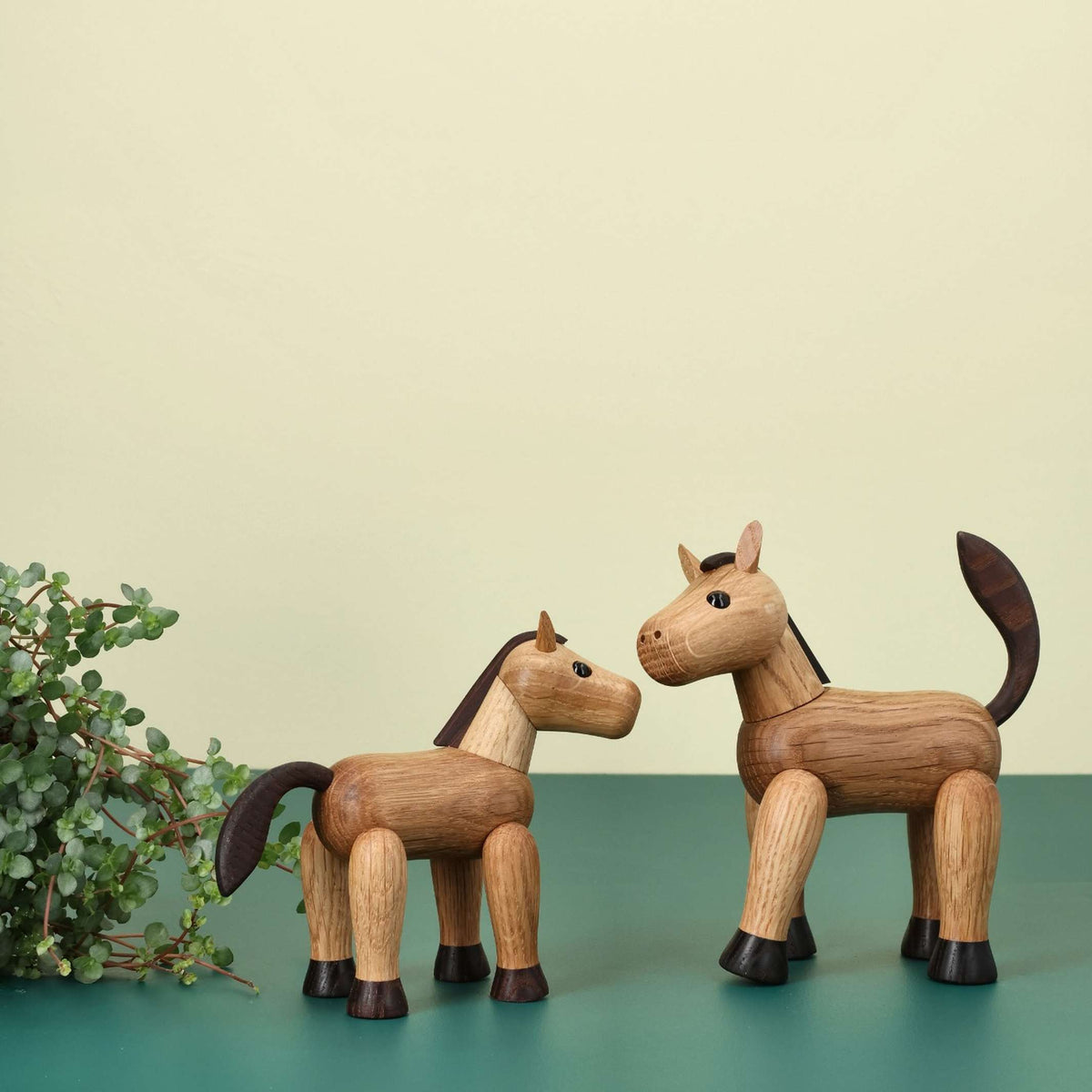 Wooden Horse Comet – Oak · 15 cm | Spring Copenhagen