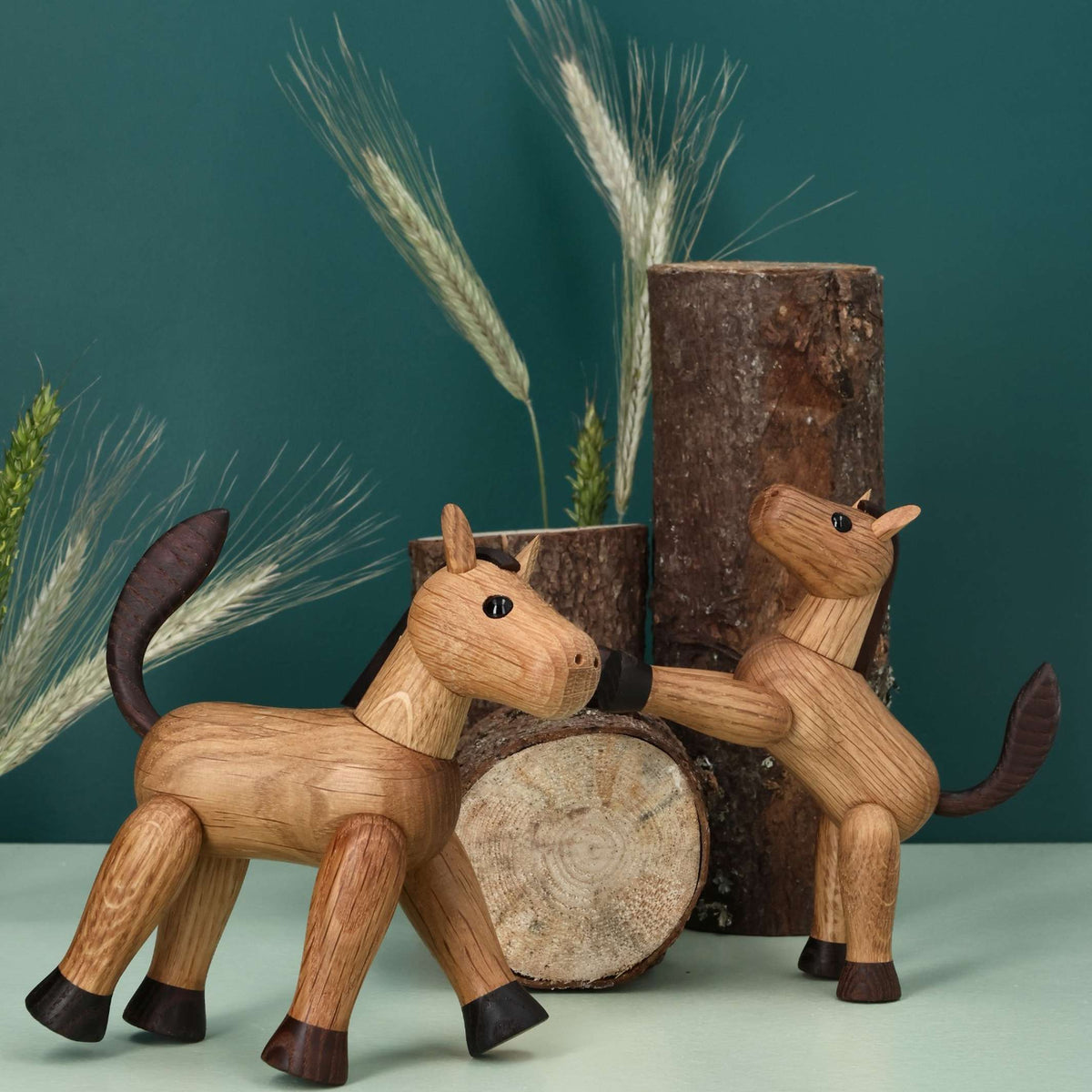 Wooden Horse Comet – Oak · 15 cm | Spring Copenhagen