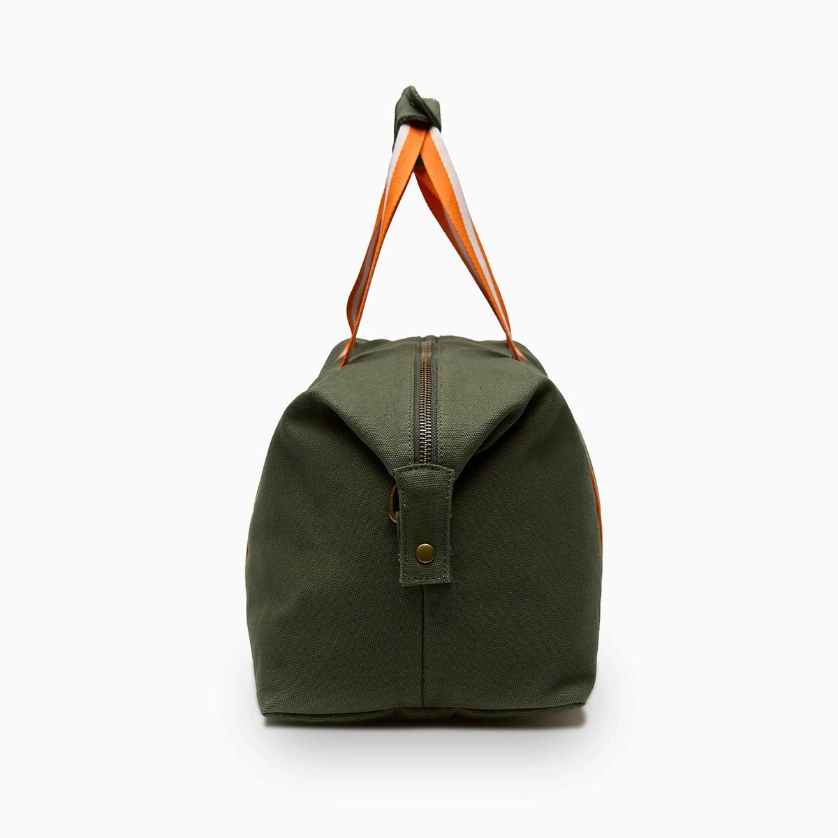 BODHI EXPLORER DUFFLE BAG - Olivgrüne Reise-Tasche aus recyceltem Segeltuchstoff 53 cm | farans