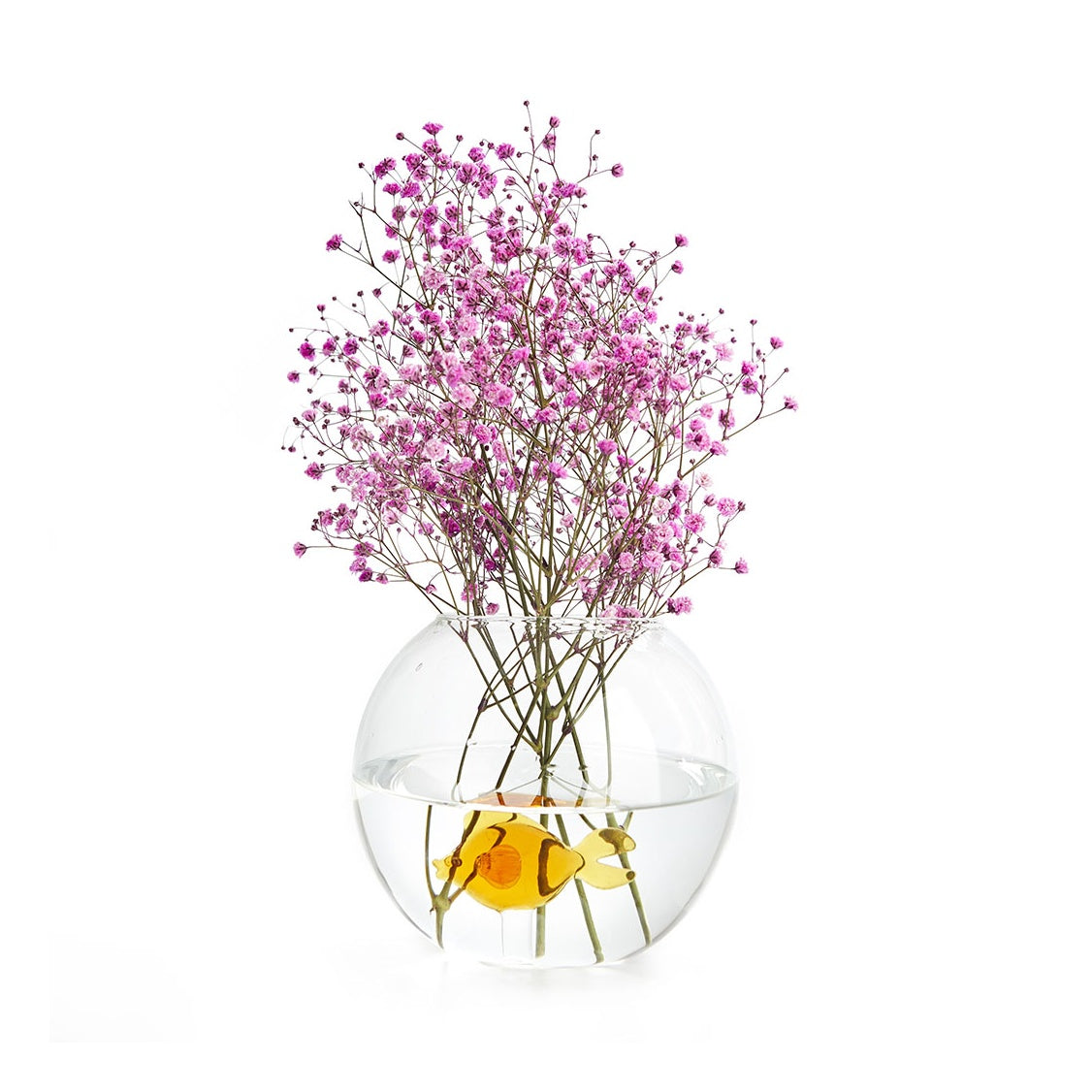 Blumenvase Atlantis Fisch – Bernstein · Ø 13 cm | Balvi