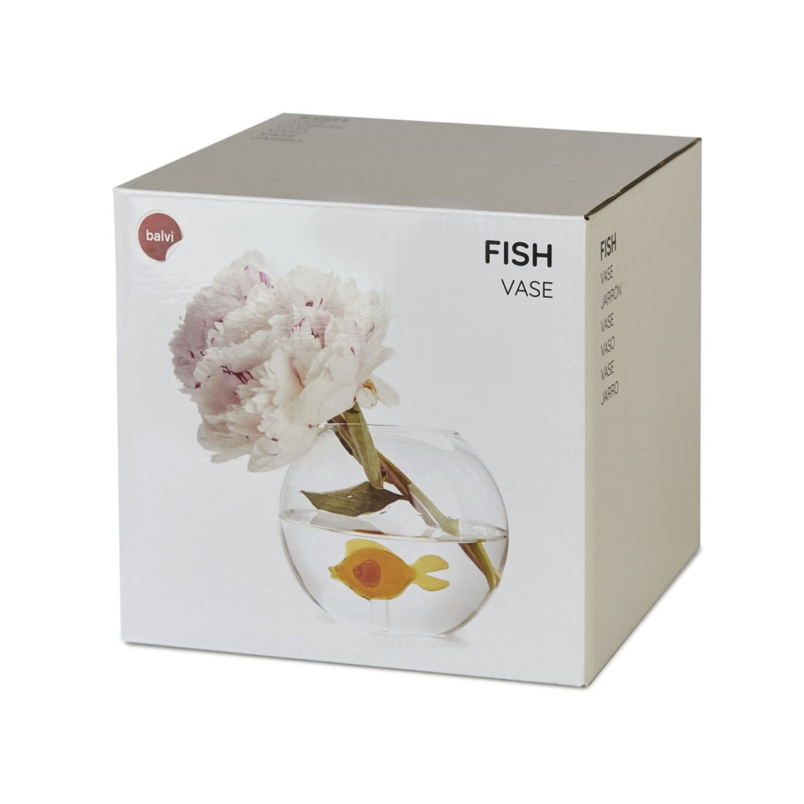 Blumenvase Atlantis Fisch – Bernstein · Ø 13 cm | Balvi