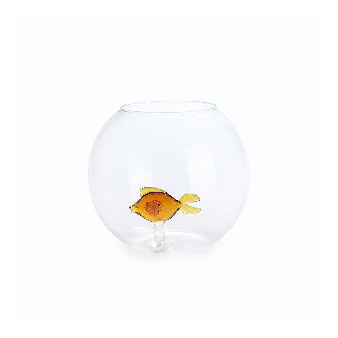 Blumenvase Atlantis Fisch – Bernstein · Ø 13 cm | Balvi