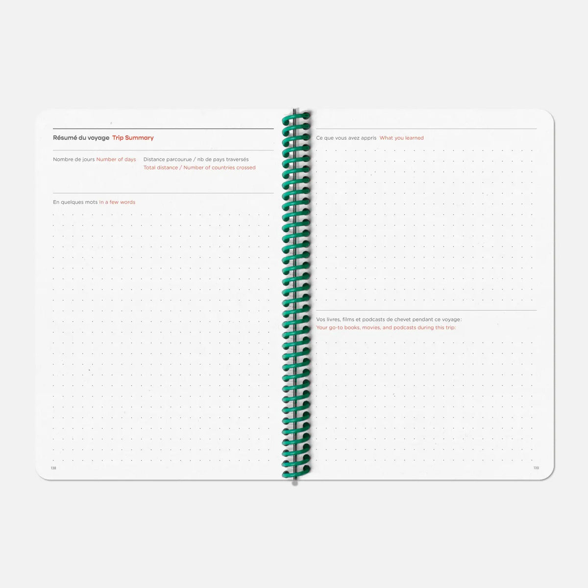 Travel Notebook "Carnet de Voyage" – A5 · 150 Pages | Papier Tigre