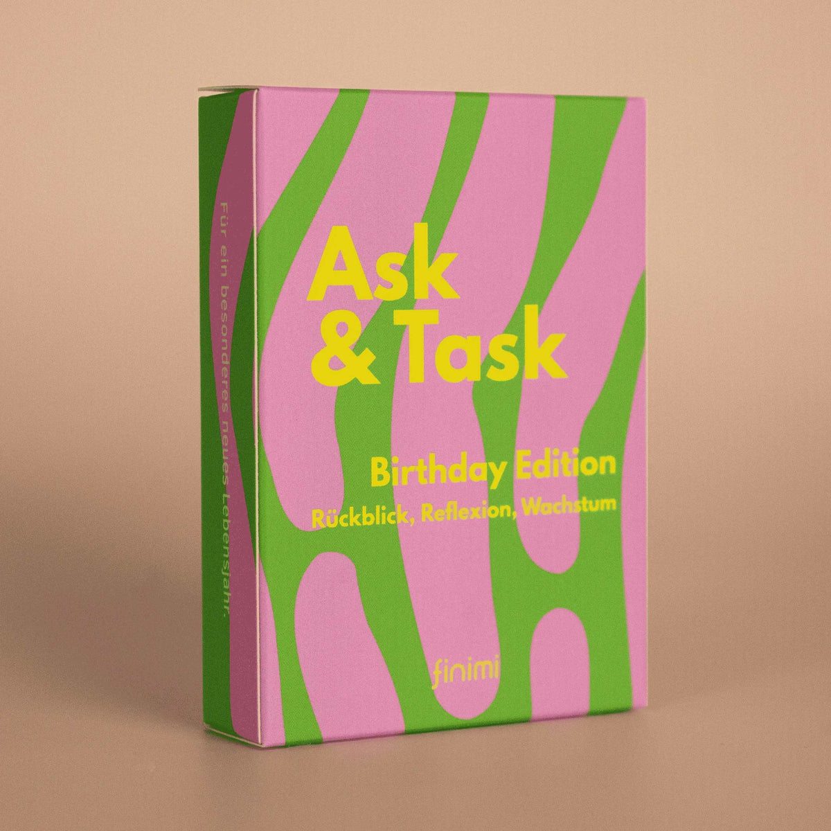 Kartenset "Ask & Task" Birthday Edition – 53 Karten | Finimi