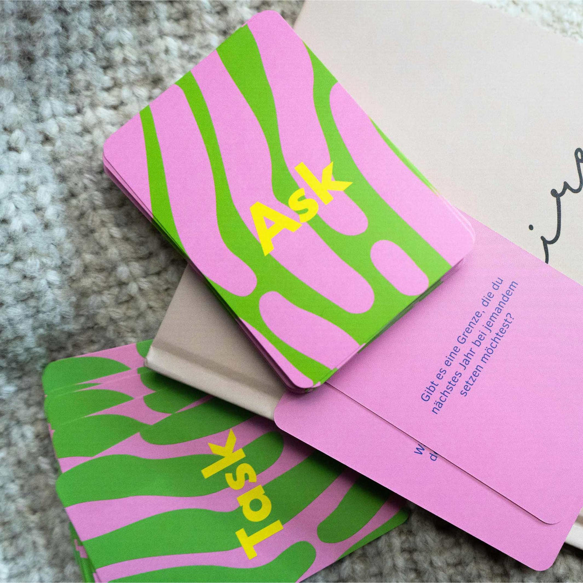 Kartenset "Ask & Task" Birthday Edition – 53 Karten | Finimi