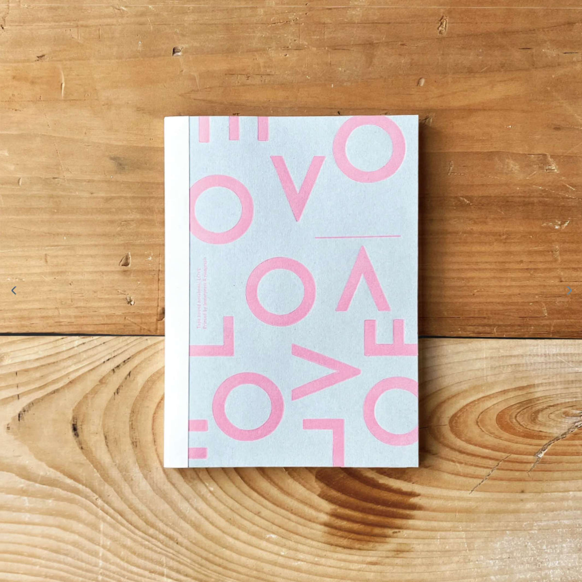 Notizbuch Tape Bound Love Random – Letterpress, A5 | Tomigaya