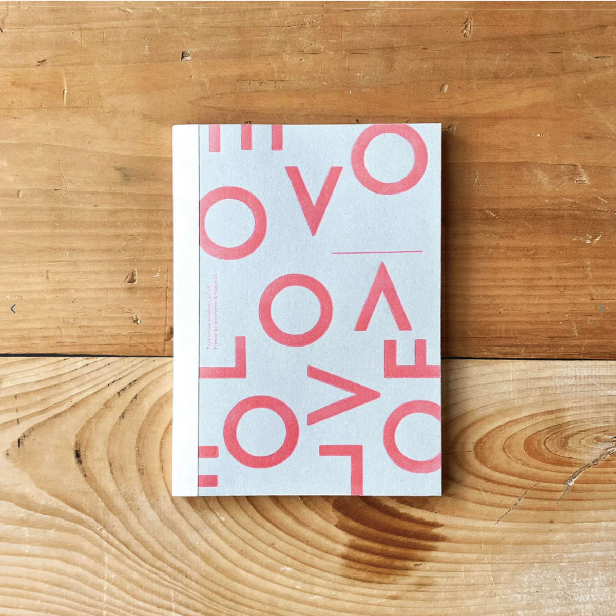 Notizbuch Tape Bound Love 2 Random – Letterpress, A5 | Tomigaya