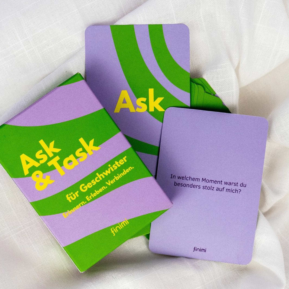 Card Set "Ask & Task" for Siblings – 53 Cards | Finimi