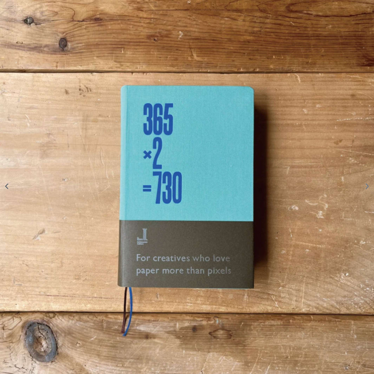 Notizbuch 365×2 Mint – Letterpress, A5, 2 Jahre | Tomigaya