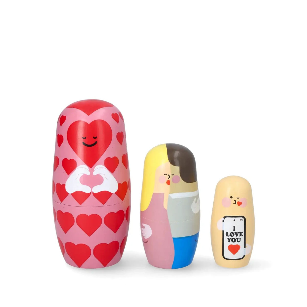 Matroschka Expressions Liebe – Kirschholz · 14 cm | Spring Copenhagen