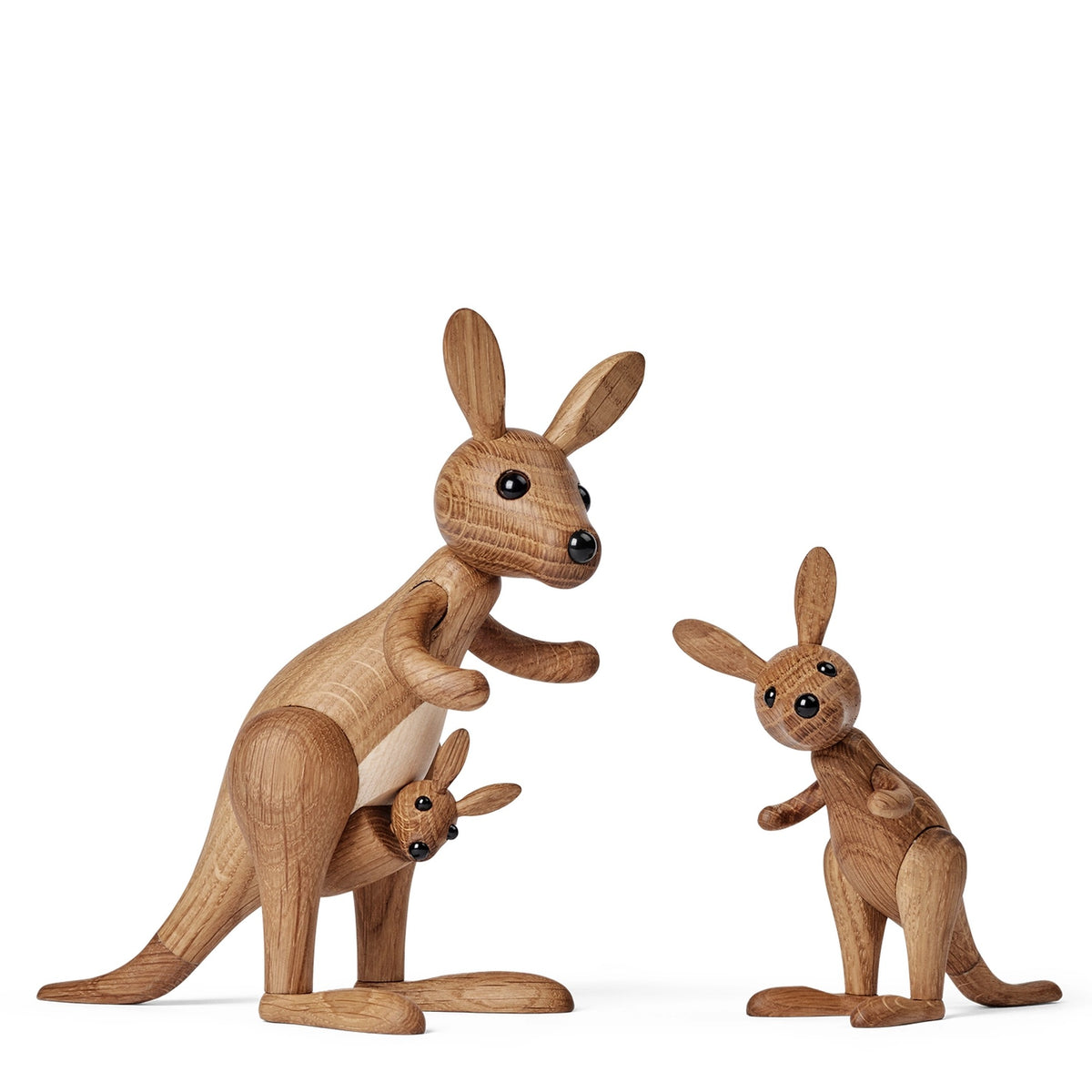 Holzkänguru Sydney – 16,5 cm · Tierfigur | Spring Copenhagen · Tischdeko
