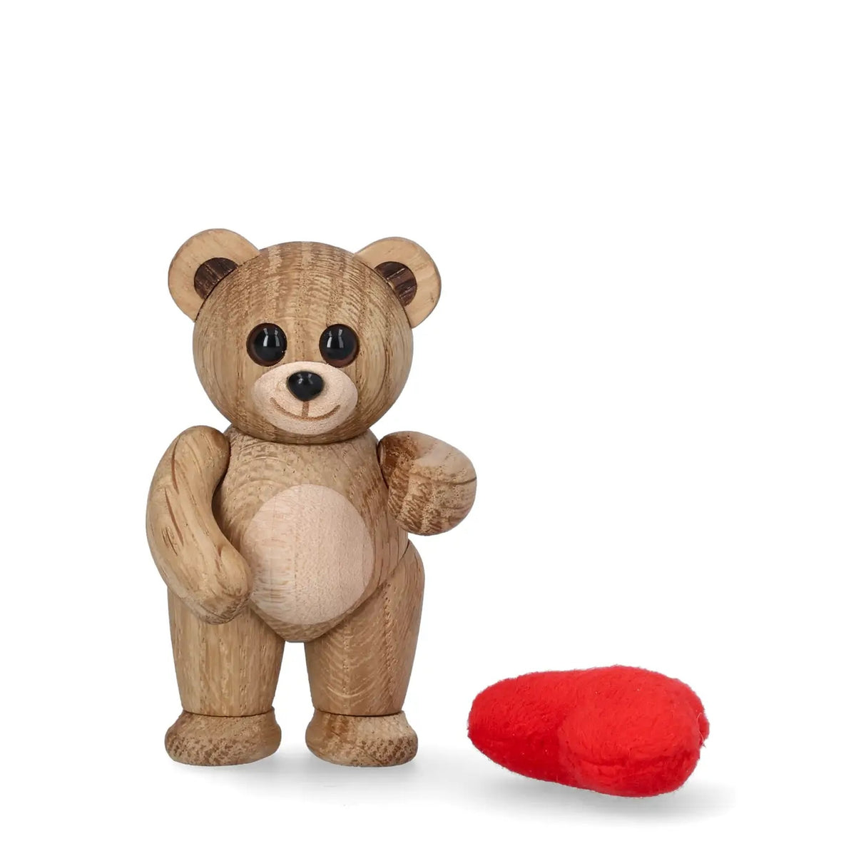 Holz-Teddybär Squeeze – Eiche · 7,6 cm | Spring Copenhagen