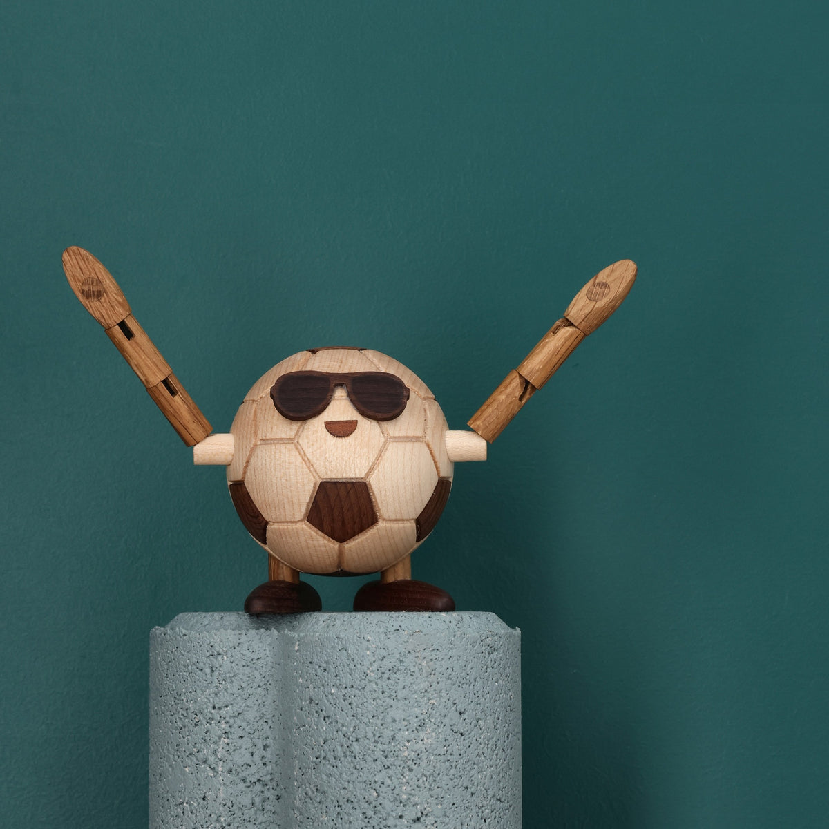 Wooden Figure Woodies "Billy Ball" – 6.7 cm | Spring Copenhagen