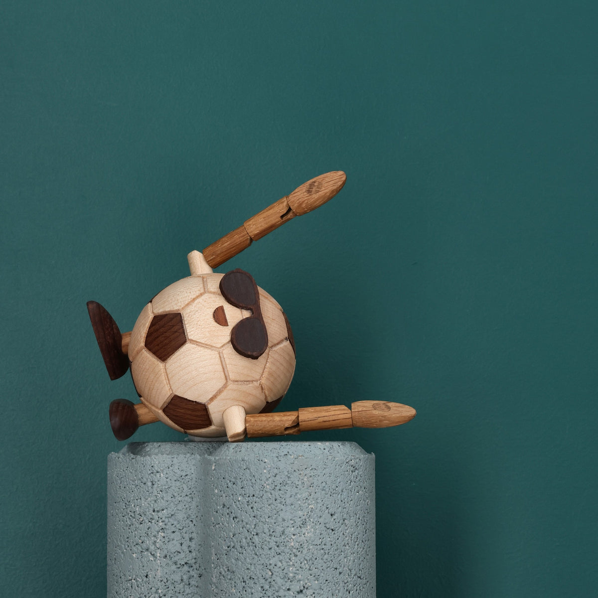Wooden Figure Woodies "Billy Ball" – 6.7 cm | Spring Copenhagen