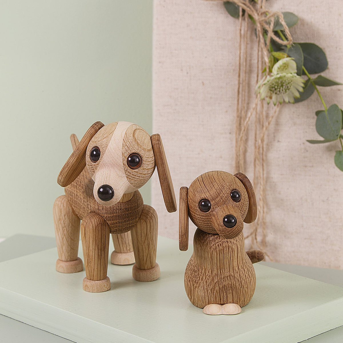 Holzhund Flash – 8,5 cm · Tierfigur | Spring Copenhagen · Tischdeko